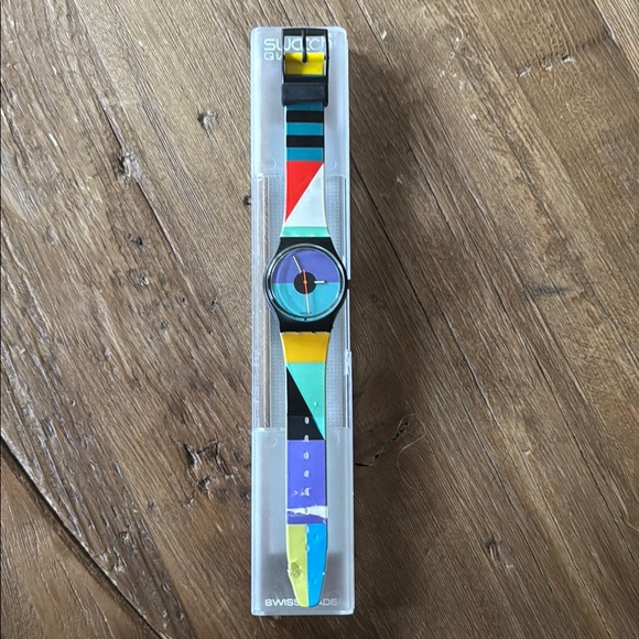 Swatch Accessories - Swatch Multicolor Geometric Watch

ST. CATHERINE POINT GB121 SWATCH WATCH